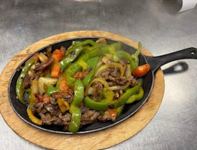Sirloin Steak Fajitas Tray.